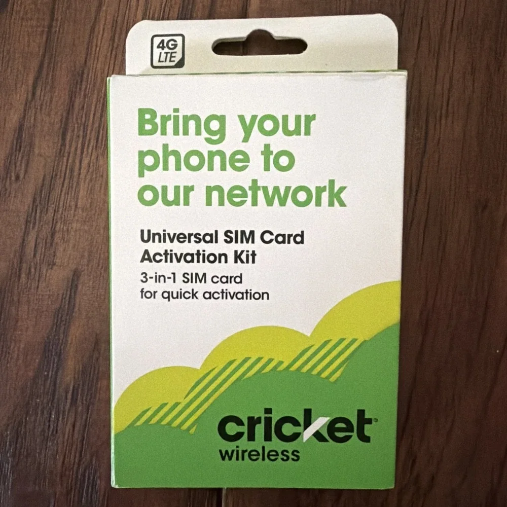 Cricket Wireless Universal SIM Card Activation Kits 3-IN-1 Bring Your Own Phone